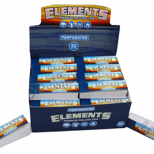 ELEMENTS Paper Rolling Tips Perforated Slim