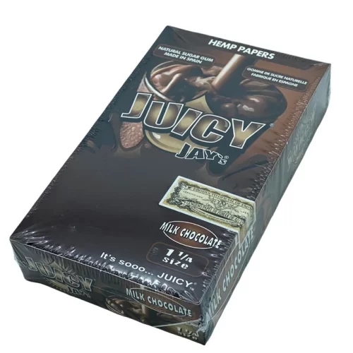 JUICY JAYS 1¼ Flavoured Papers Milk Chocolate - 24 Pack Box